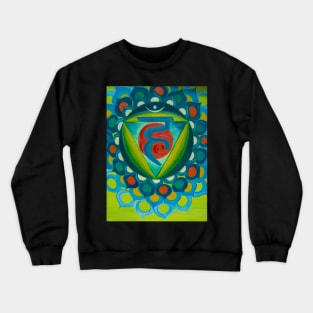 Throat Chakra 5 Crewneck Sweatshirt